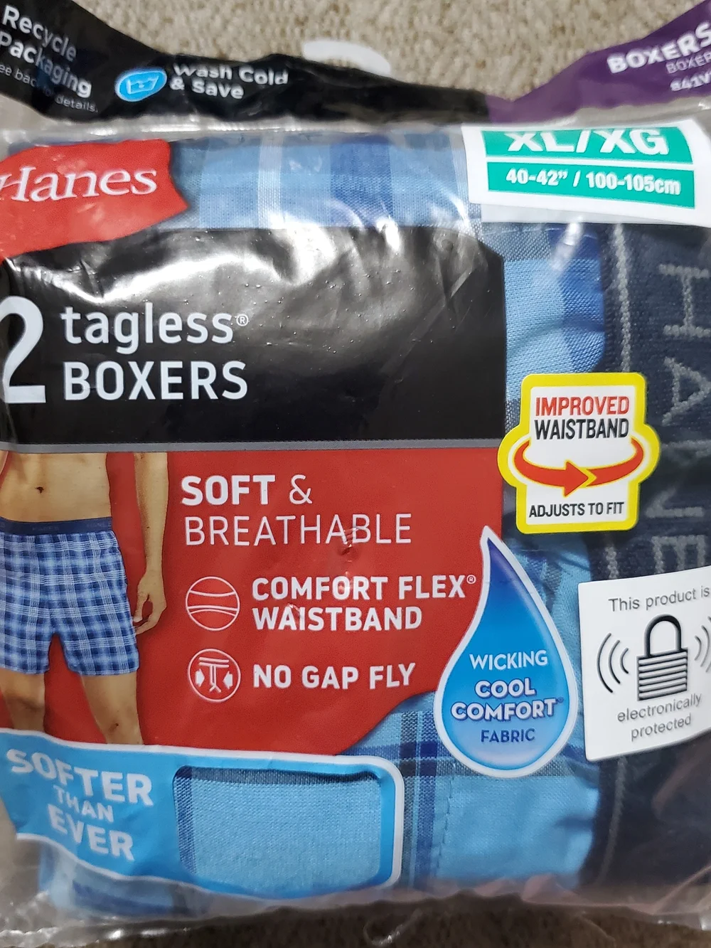 Hanes Men's Size XL 40